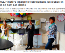 REPORTAGE. Finistère : malgré le confinement, les jeunes en difficultés ne sont pas lâchés