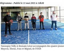 À Guipavas, les GDR Tennis accueillent les premières séances de sport adapté