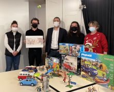 La Maison des parents : un beau cadeau de Noël de la part de notre parrain THSN, Xavier BOURHIS Cabinet Bourhis Assurances.