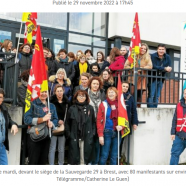 À la Sauvegarde 29, 80 manifestants pour un pique-nique revendicatif à Brest