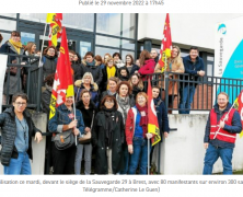 À la Sauvegarde 29, 80 manifestants pour un pique-nique revendicatif à Brest