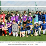 Les jeunes des dispositifs médico-sociaux de la Sauvegarde de l’enfance ont fait du foot à Guipavas