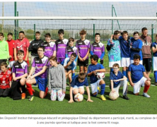 Les jeunes des dispositifs médico-sociaux de la Sauvegarde de l’enfance ont fait du foot à Guipavas